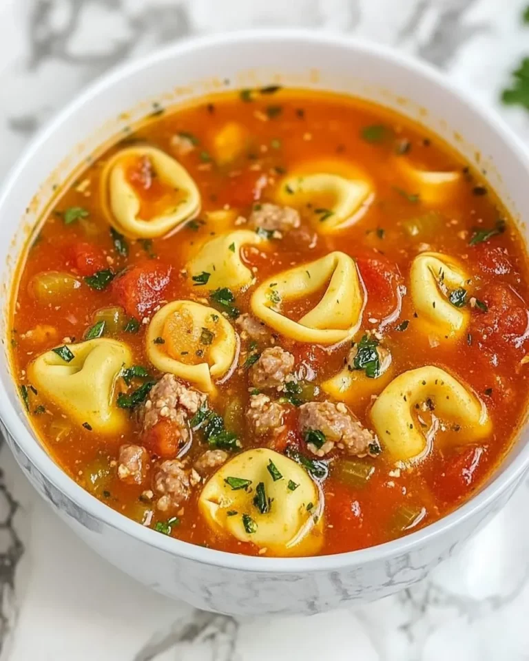 Instant Pot Tortellini Soup With Italian Sausage