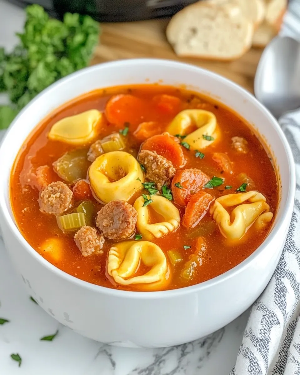 Instant Pot Tortellini Soup with Italian Sausage - Image 4