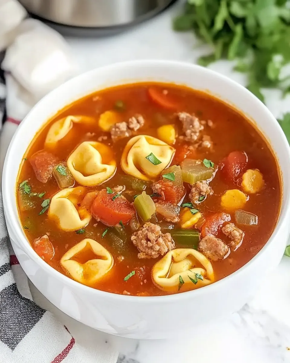 Instant Pot Tortellini Soup with Italian Sausage - Image 3