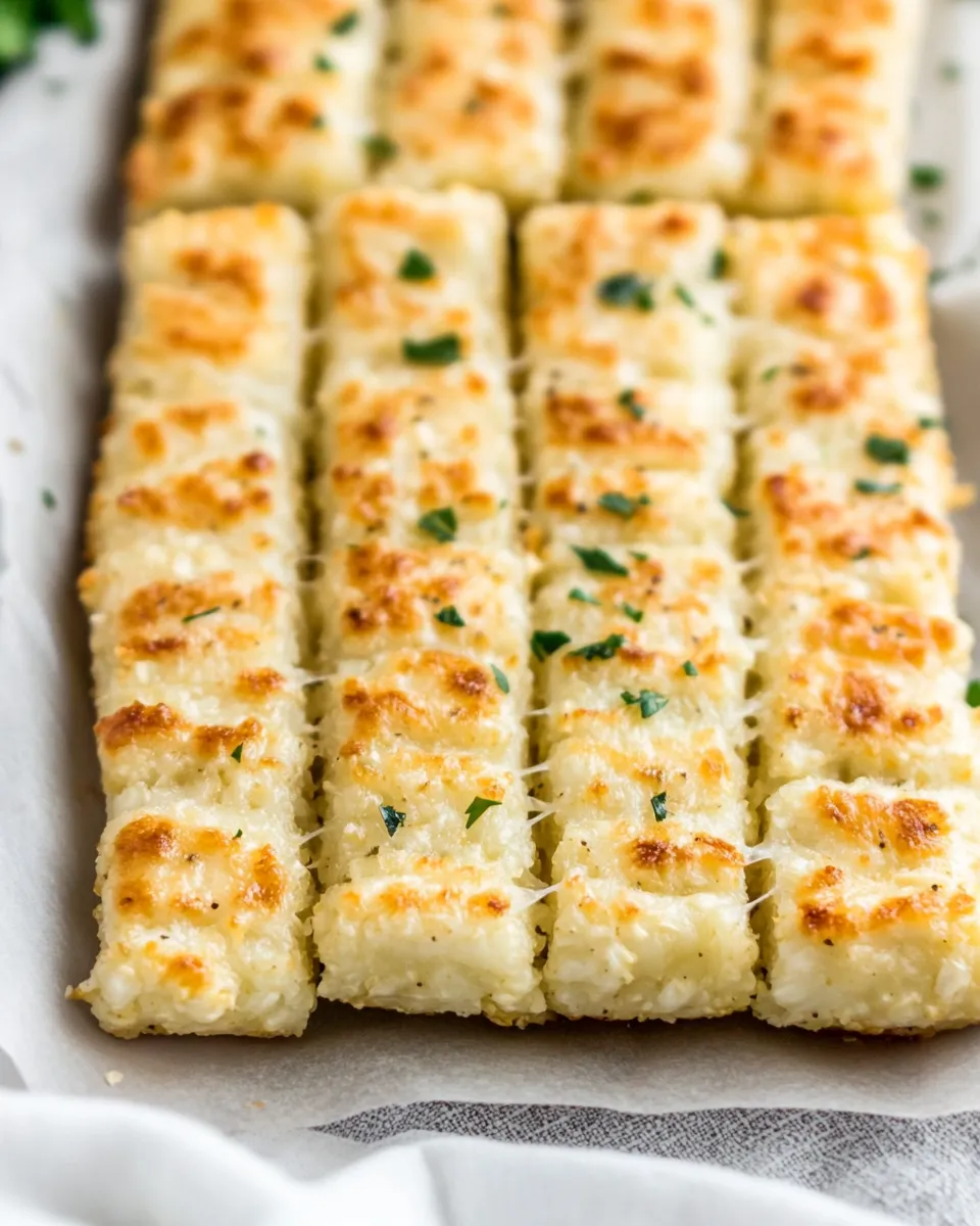 Low Carb Cauliflower Breadsticks - Image 4