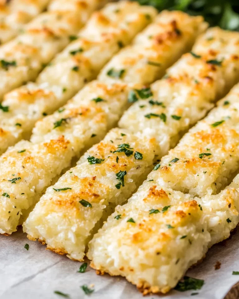 Low Carb Cauliflower Breadsticks1
