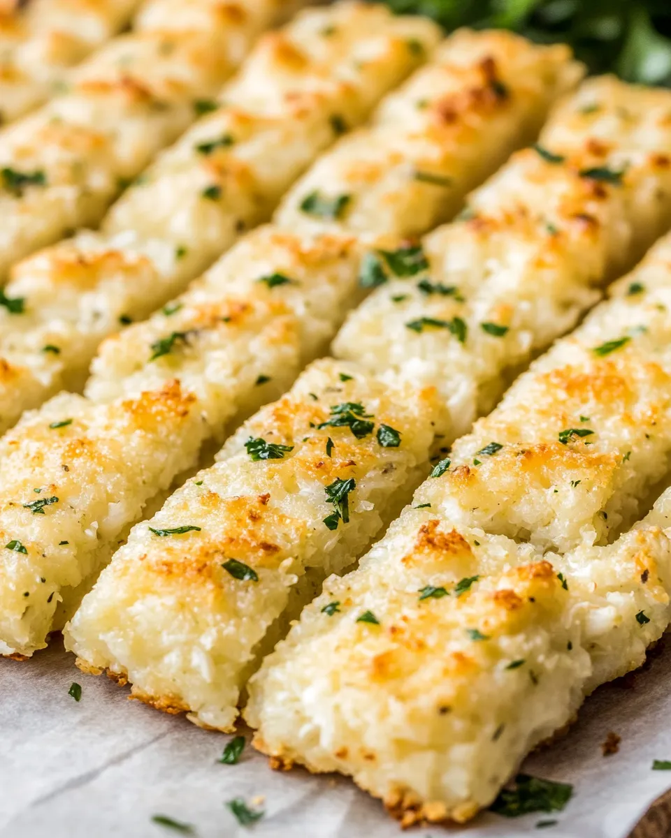 Low Carb Cauliflower Breadsticks1