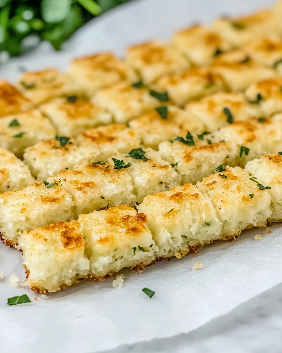 Low Carb Cauliflower Breadsticks - Image 3