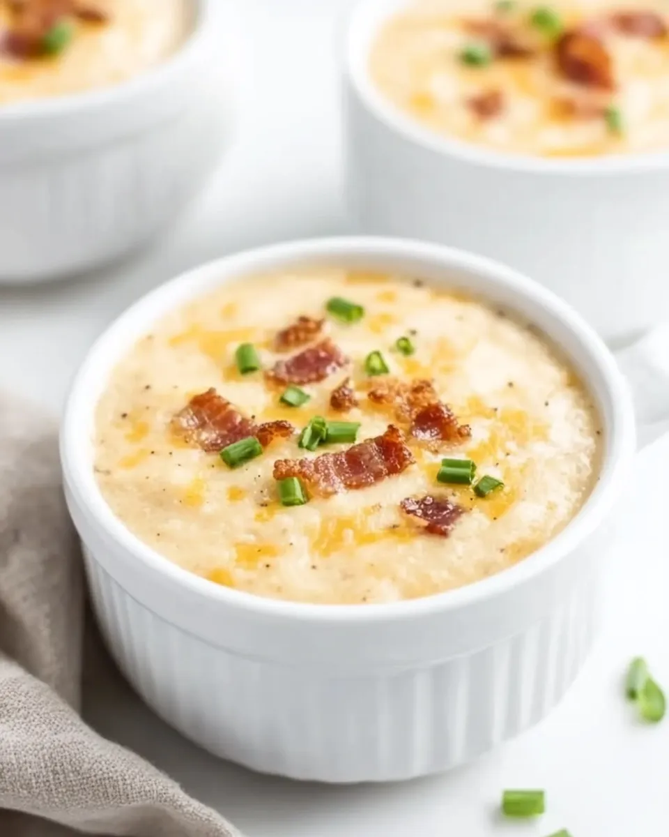 Low Carb Cheesy Bacon Cauliflower Chowder - Image 3