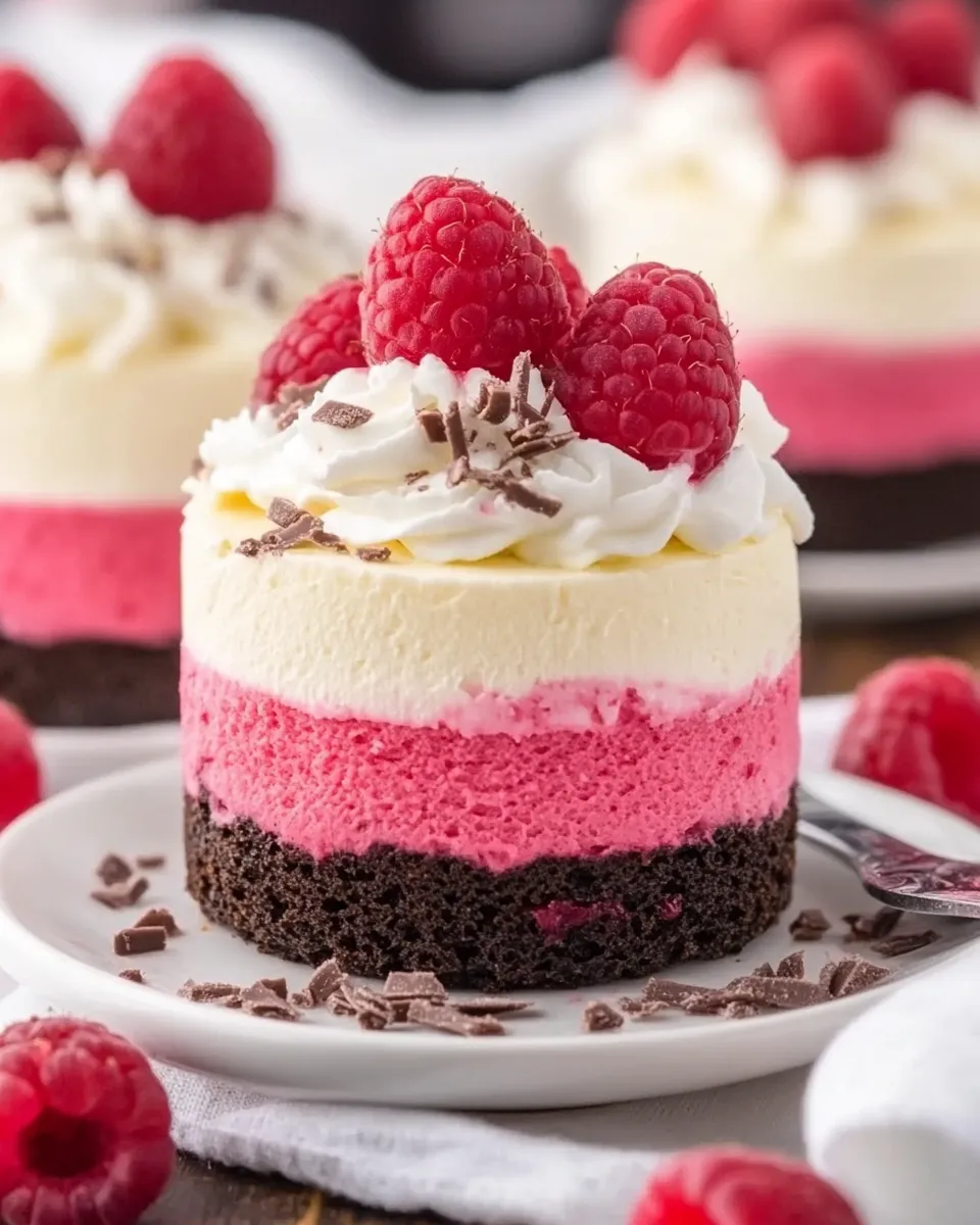 Mini Raspberry Mousse Cakes - Image 2