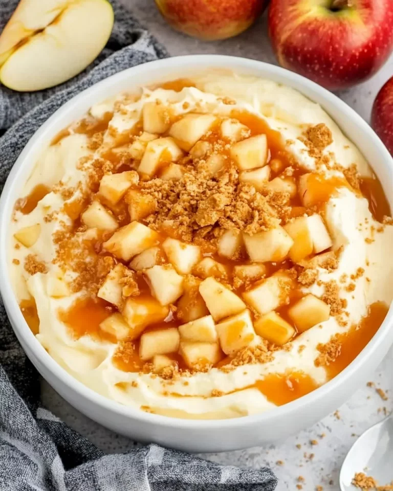 No Bake Apple Cheesecake Dip