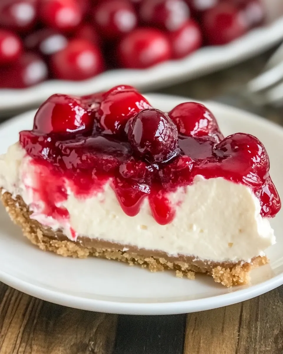 No Bake Cherry Cheesecake - Image 3