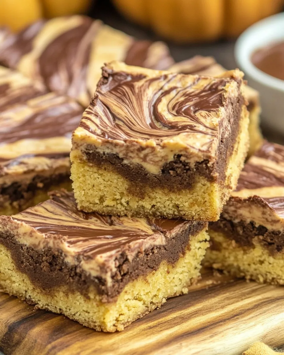 Nutella Swirled Pumpkin Bars - Image 3