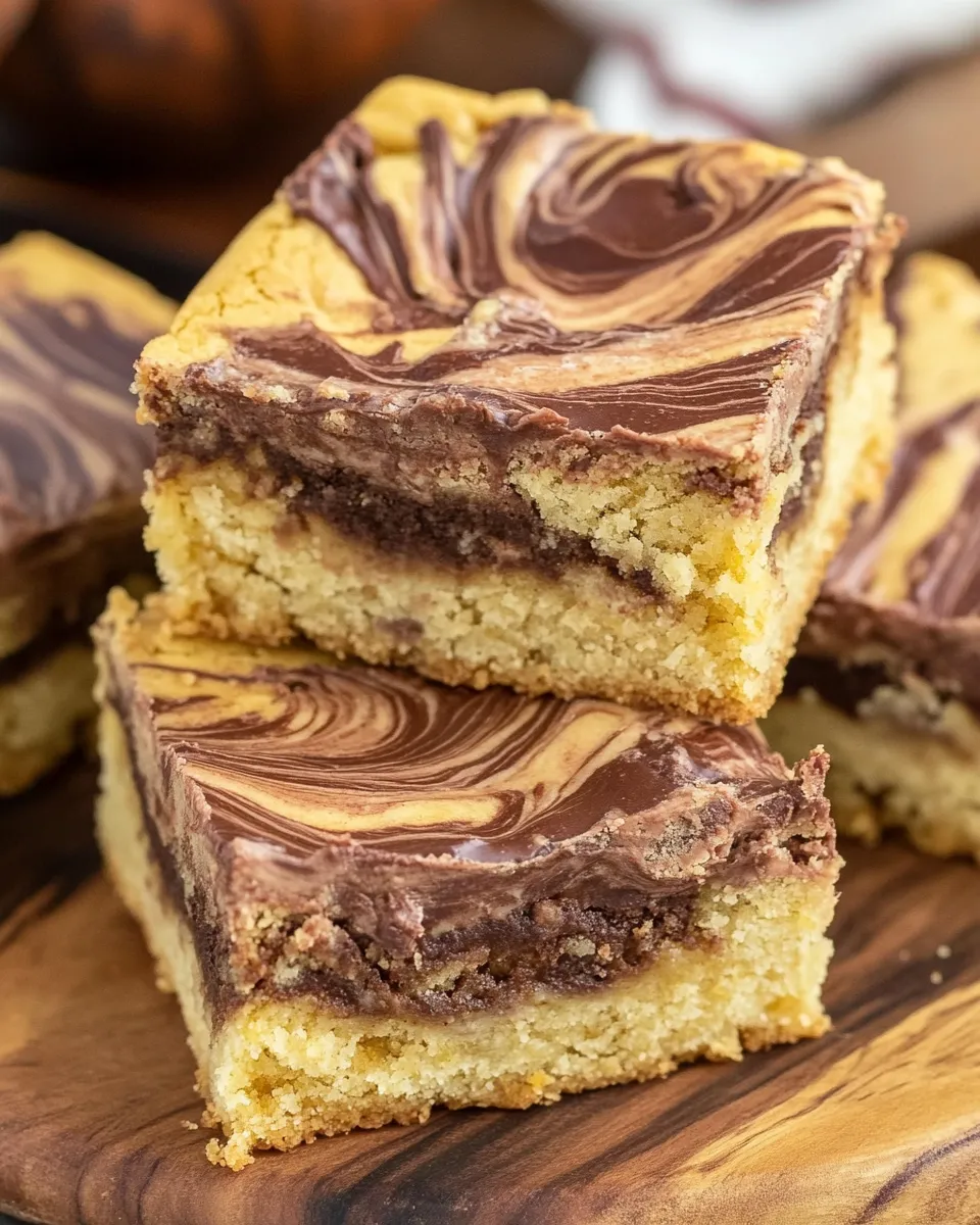 Nutella Swirled Pumpkin Bars - Image 6