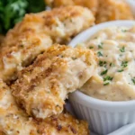 Parmesan Chicken Tenders Recipe With Onion Dip