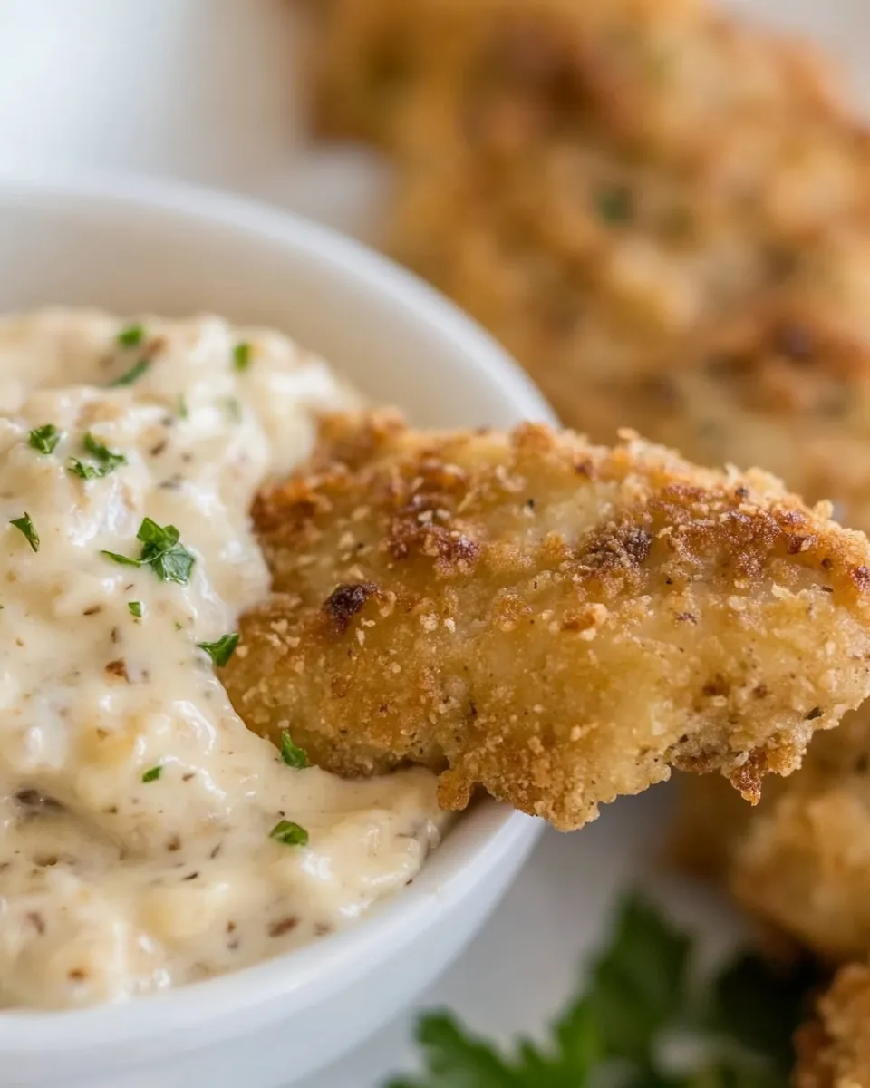 Parmesan Chicken Tenders Recipe with Onion Dip - Image 3