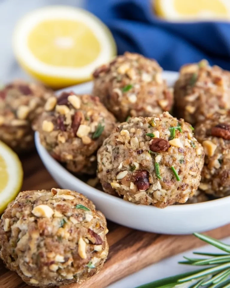 Pecan Chicken Meatballs