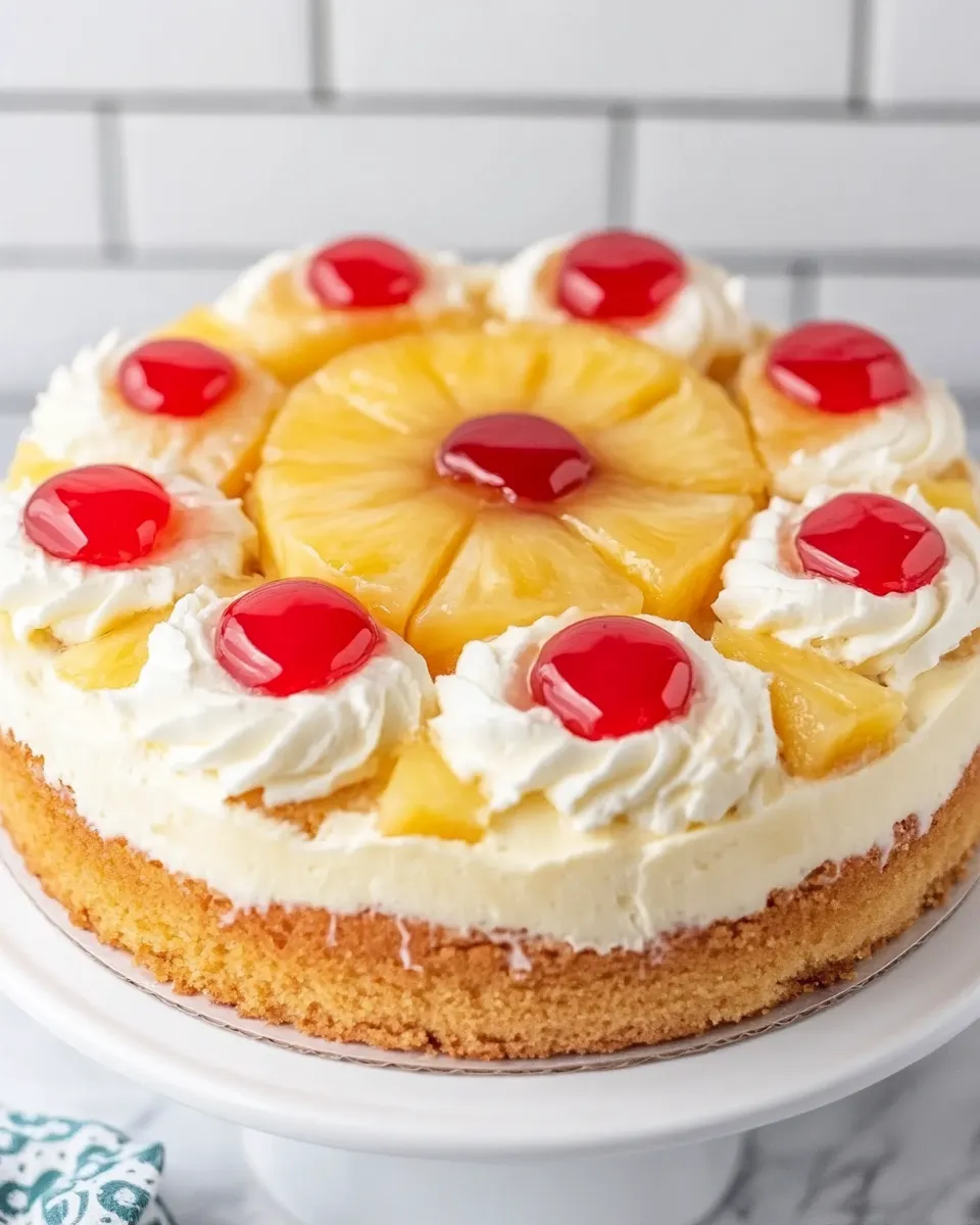 Pina Colada Pineapple Upside Down Cake2