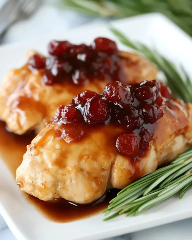 Slow Cooker Cranberry Chicken4