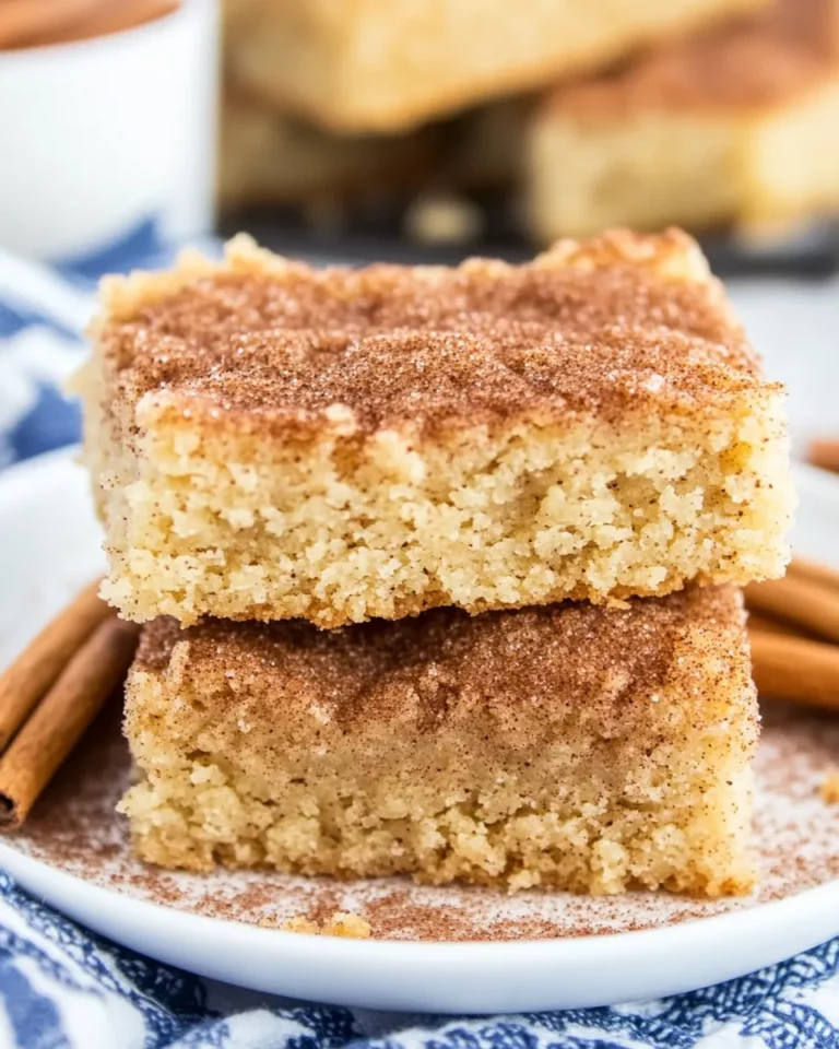 Snickerdoodle Cookie Bars