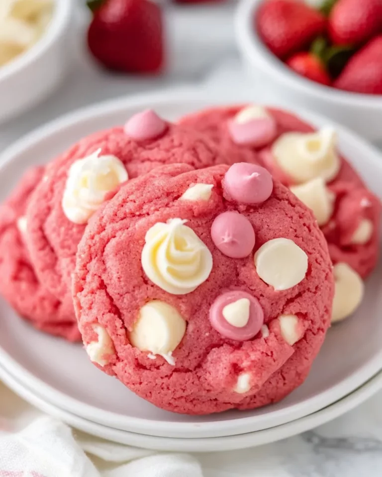 Strawberry Cake Mix Cookies2