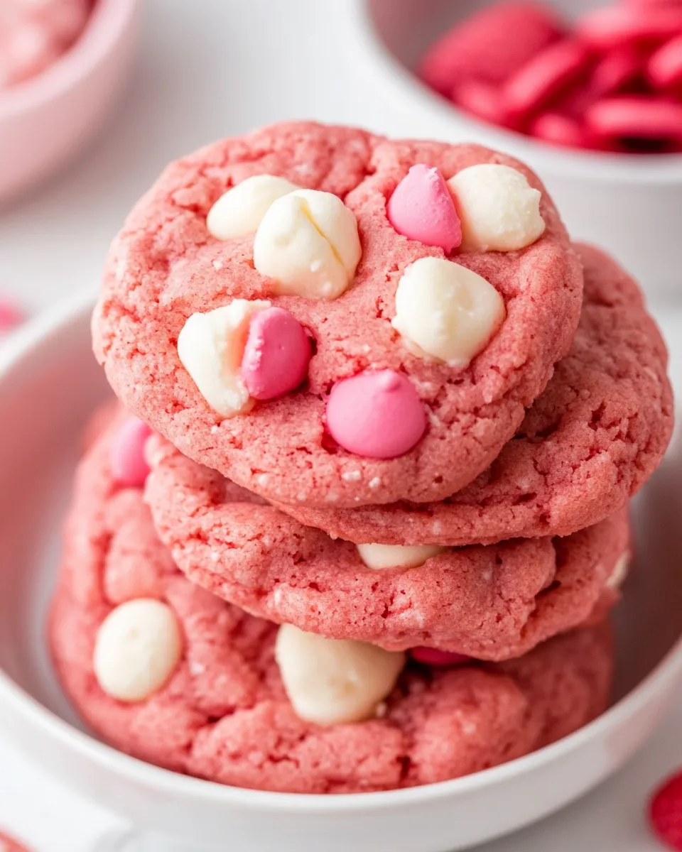 Strawberry Cake Mix Cookies - Image 2