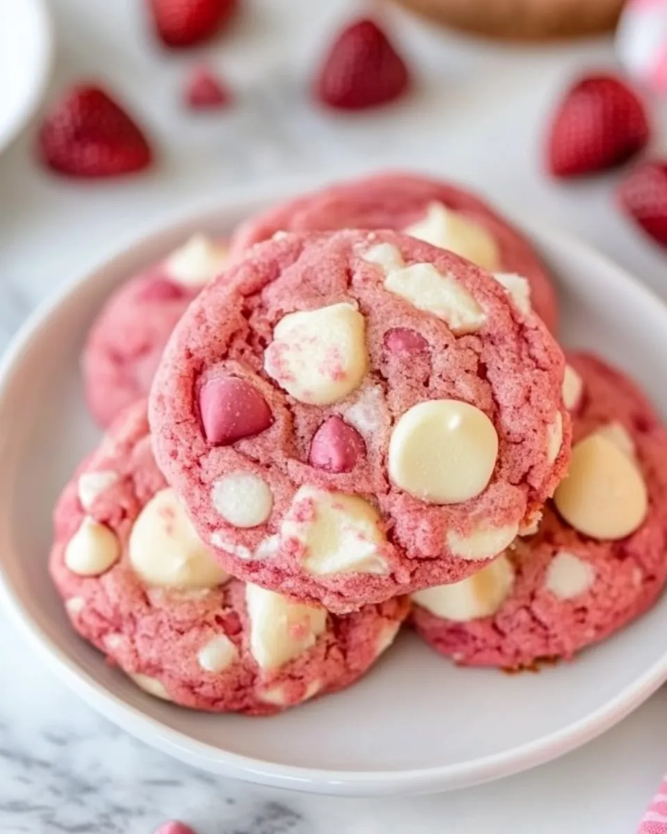 Strawberry Cake Mix Cookies - Image 4