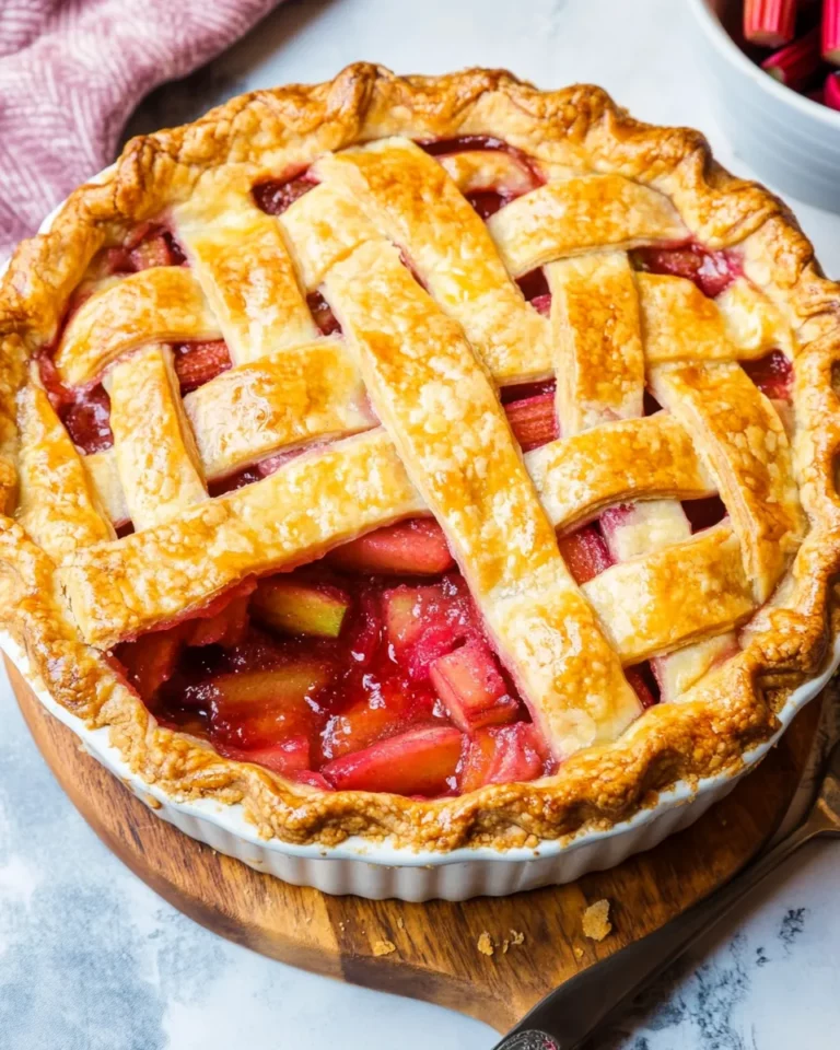 Strawberry Rhubarb Pie