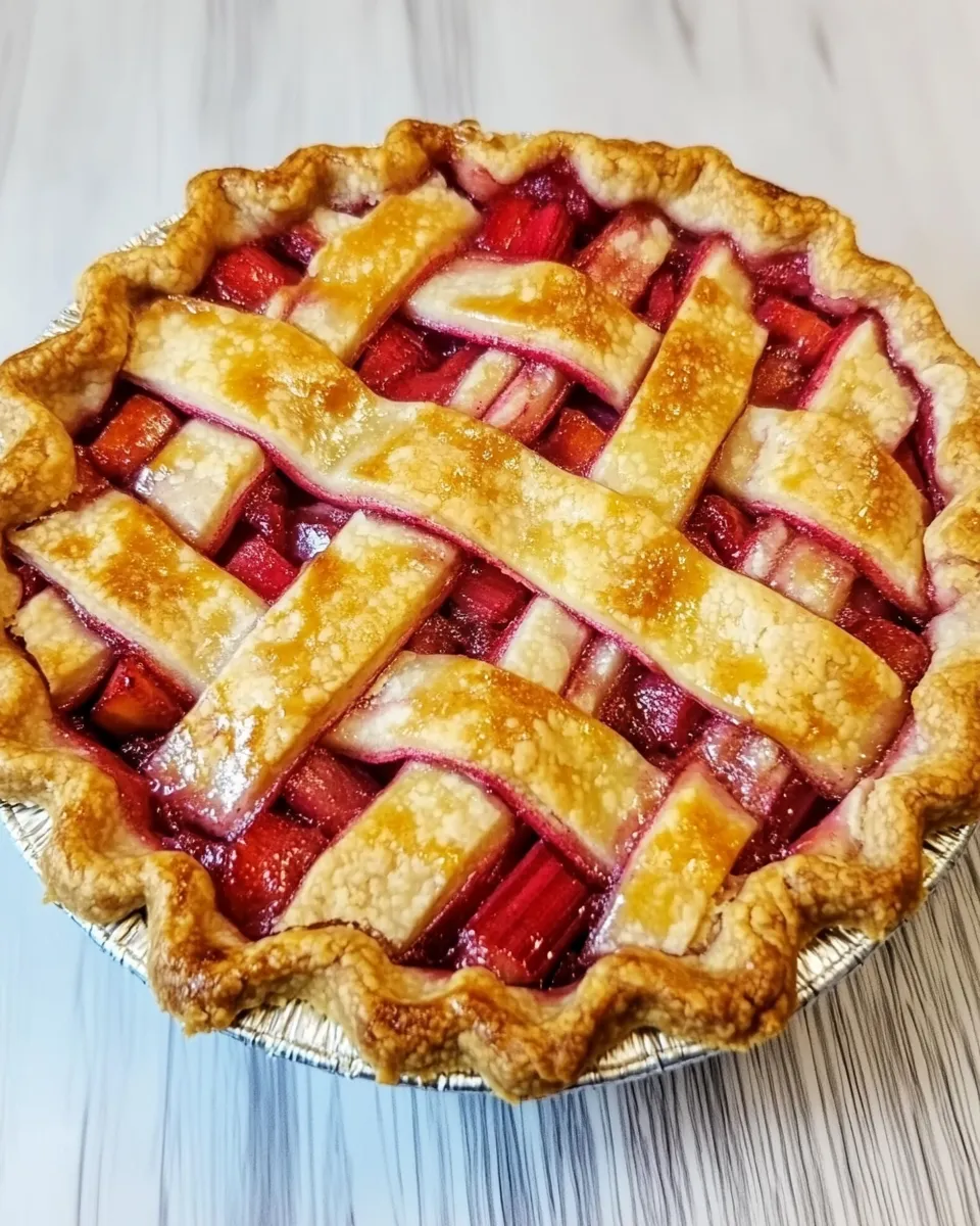 Strawberry Rhubarb Pie - Image 4