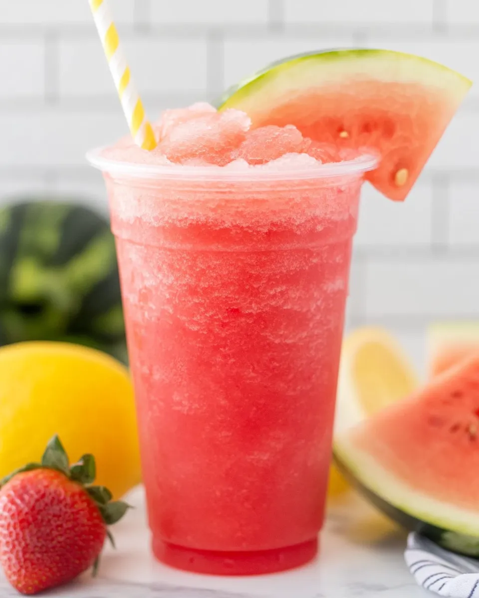 Strawberry Watermelon Lemonade Slushie - Image 3