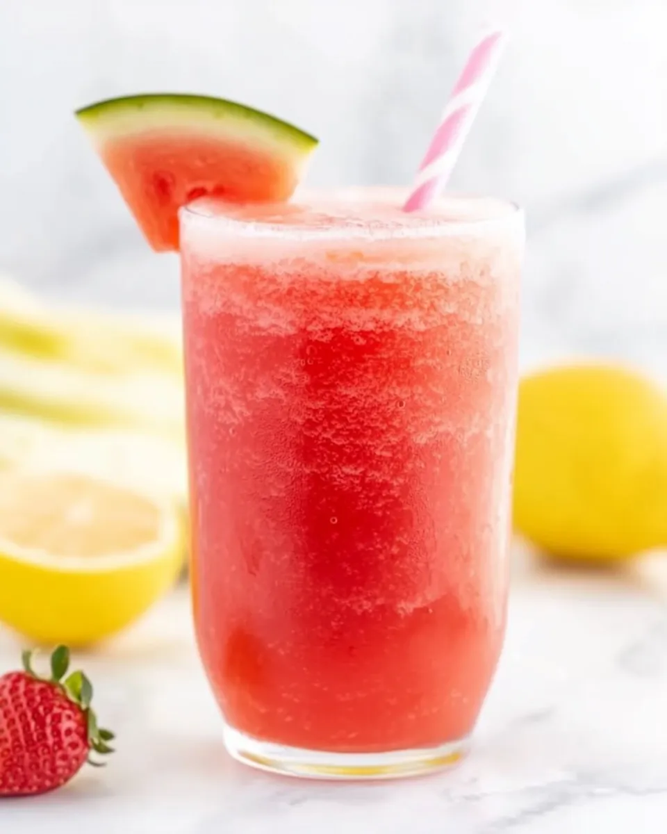Strawberry Watermelon Lemonade Slushie - Image 2