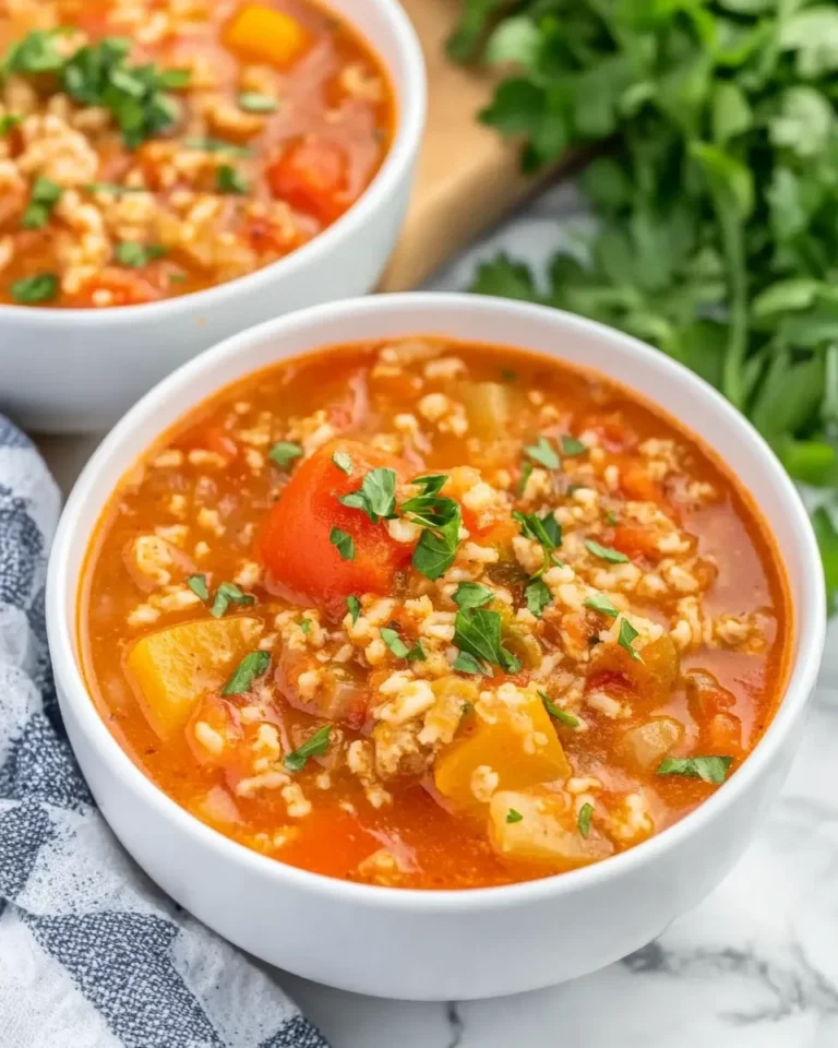 Stuffed Pepper Soup