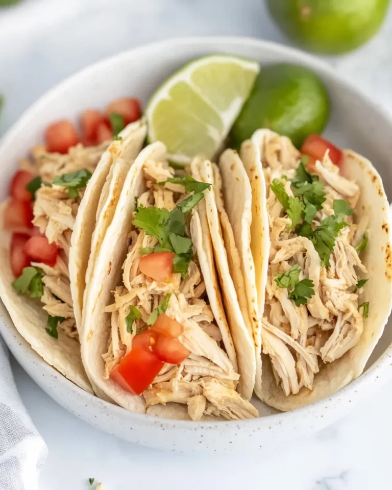 Super Easy Slow Cooker Chicken Tacos1