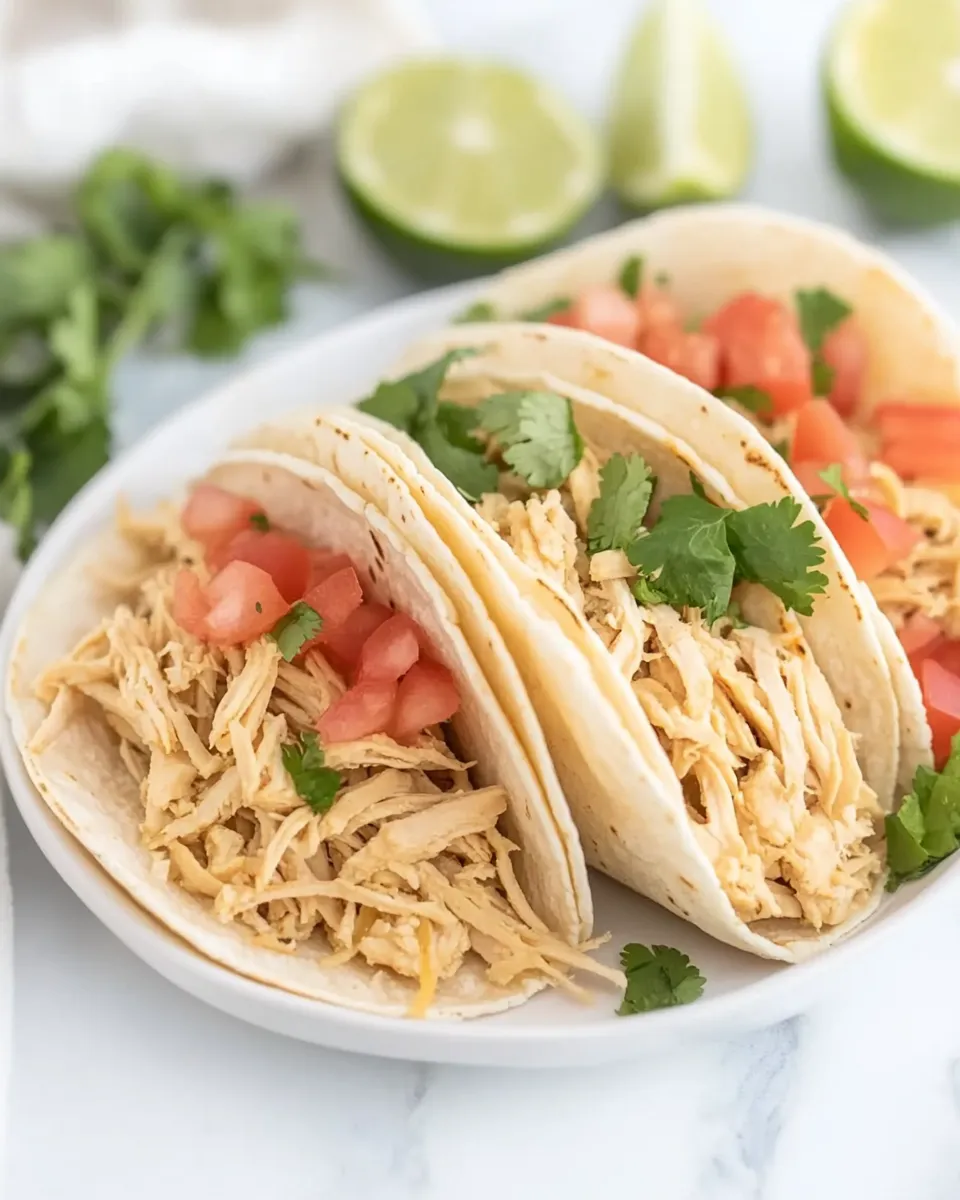 Super Easy Slow Cooker Chicken Tacos - Image 5