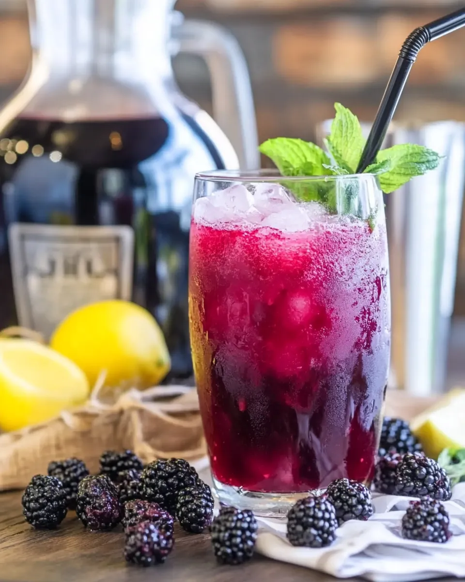 Tequila Blackberry Hard Lemonade - Image 2