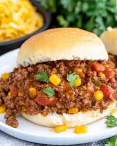 Tex Mex Instant Pot Sloppy Joes1