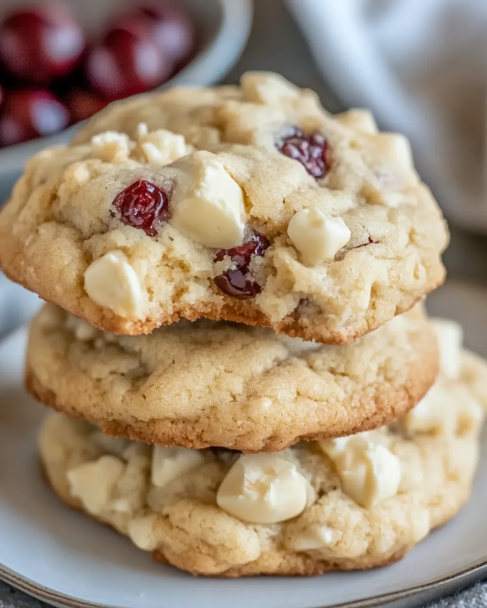 White Chocolate Cherry Pudding Cookies - Image 4