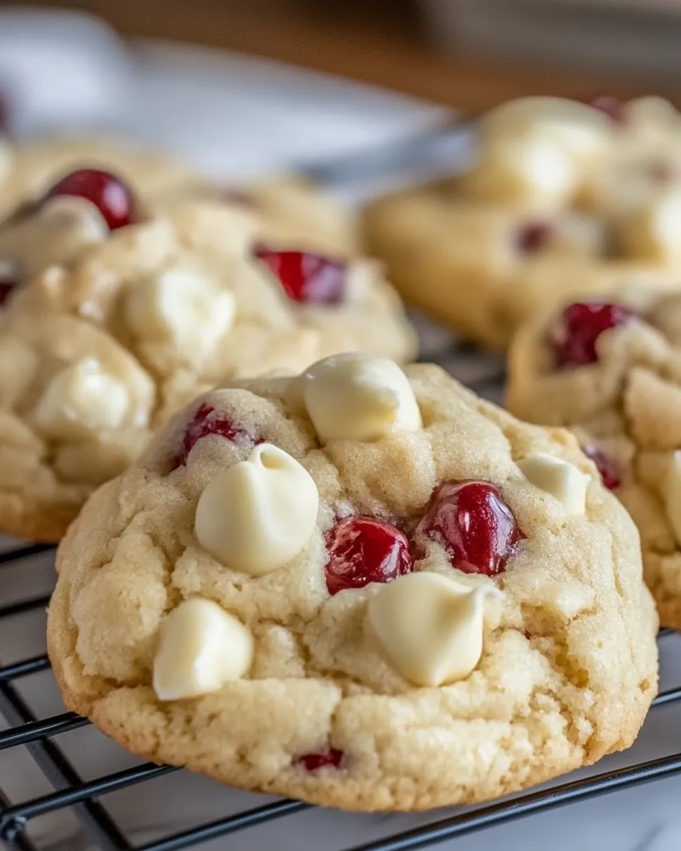 White Chocolate Cherry Pudding Cookies - Image 3
