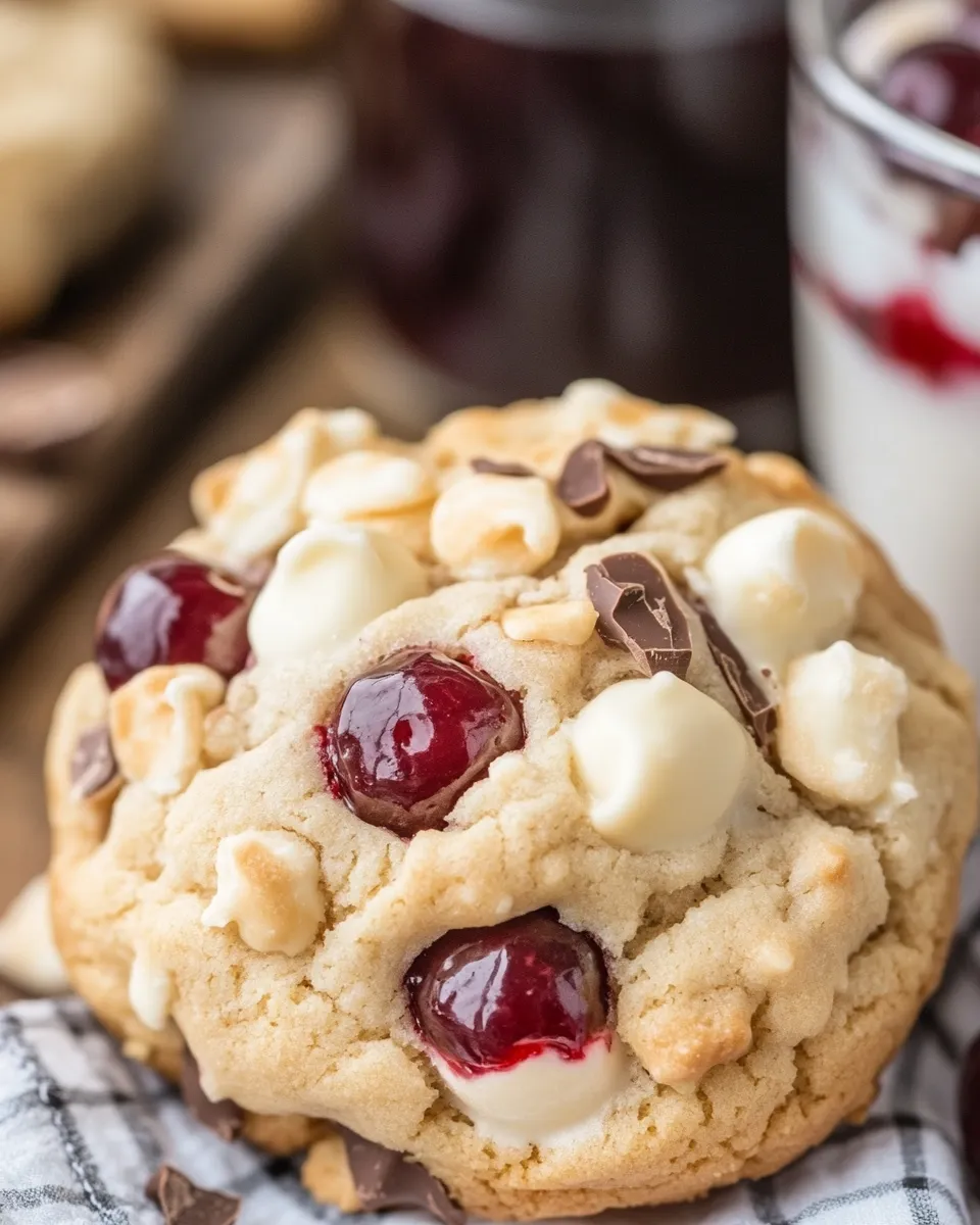 White Chocolate Cherry Pudding Cookies - Image 2