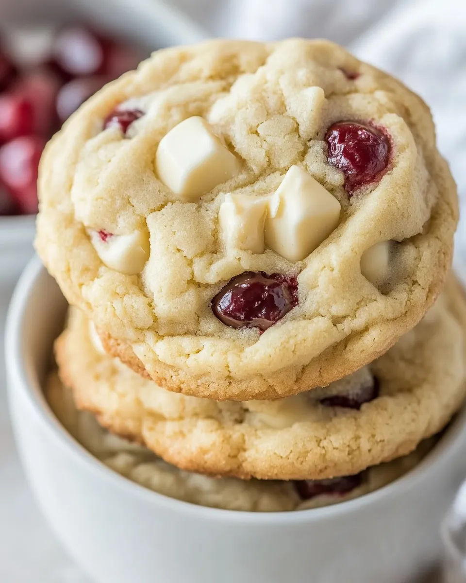 White Chocolate Cherry Pudding Cookies - Image 5