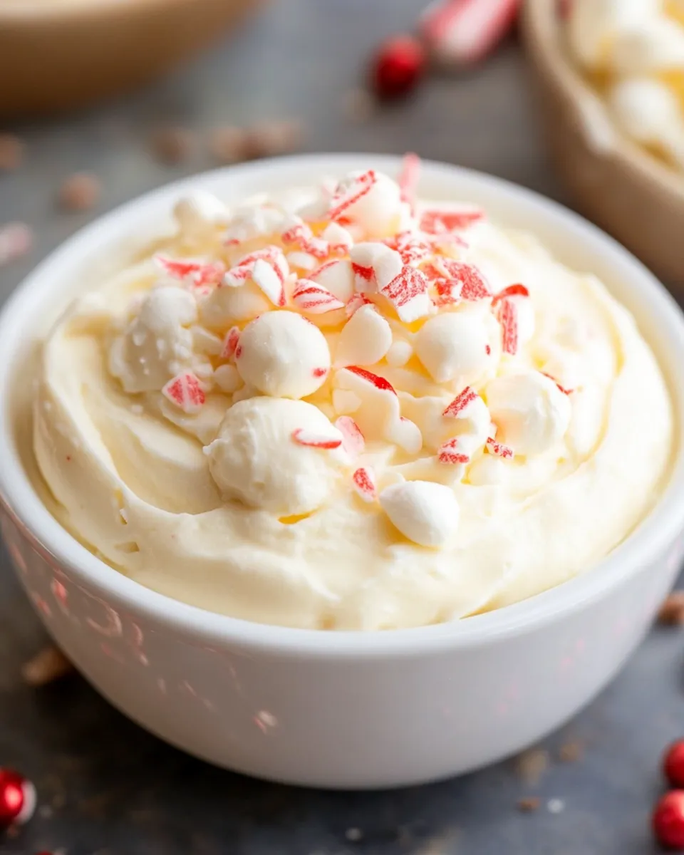 White Chocolate Peppermint Cheesecake Dip - Image 5