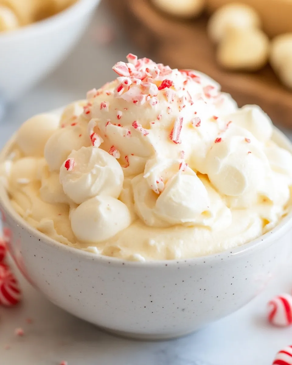 White Chocolate Peppermint Cheesecake Dip - Image 4